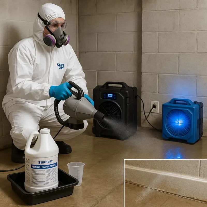 Sanitization and Odor Removal process in Van Alstyne, TX