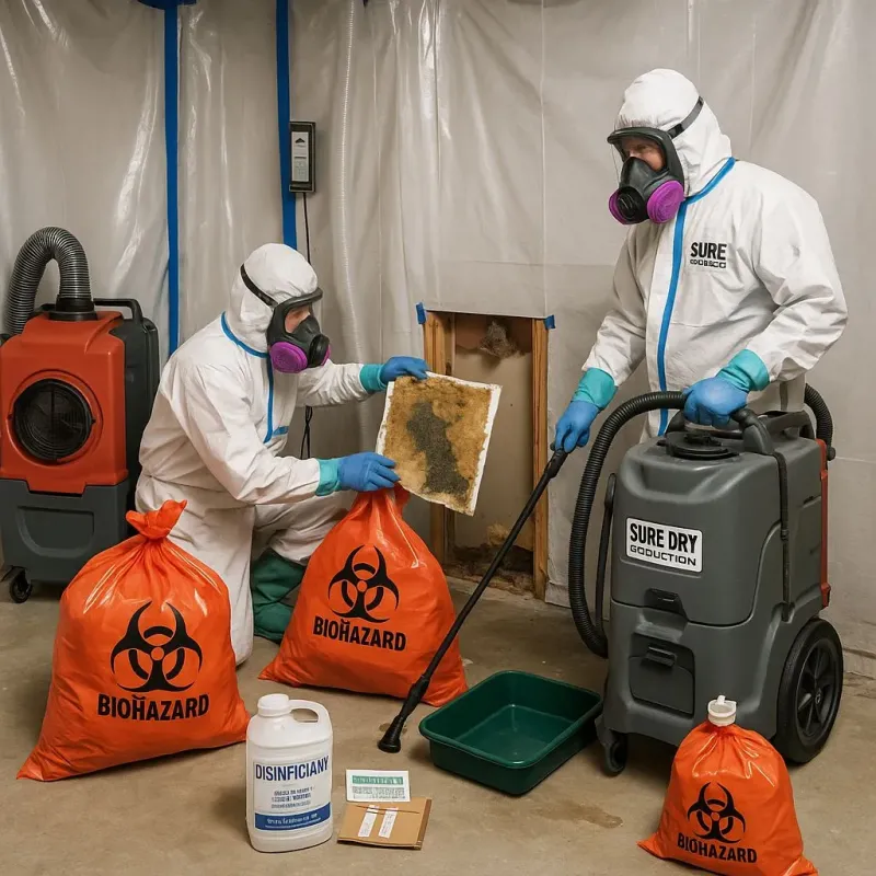 Contaminated Water Handling Protocols process in Van Alstyne, TX