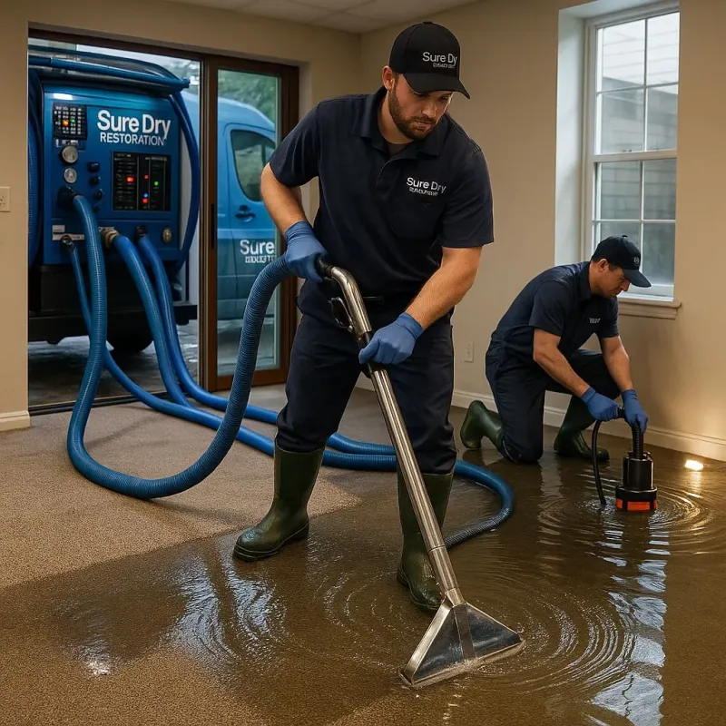 Water Extraction and Removal process in Van Alstyne, TX